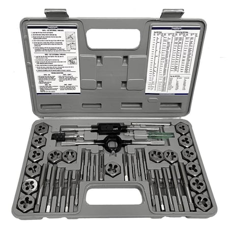 Champion Cutting Tool 40 Piece 302 Plug Taps & CS30 Hex Dies Set, CHA CHA CS40P